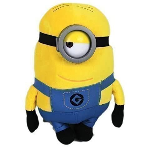 Peluche Minion Yeux En Plastique Cm Oeuil Ferme Bebeboutik