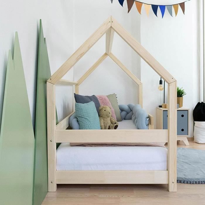 Bebeboutik Lit Cabane Enfant Tery Blanc X Montessori