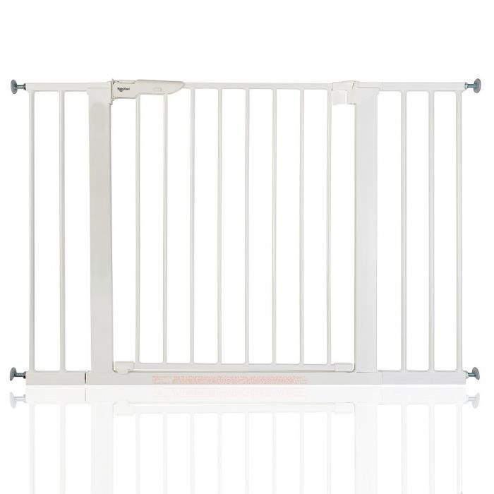 BabyDan Premier Vraie Pression Barrière de Sécurité Blanc 105 5cm