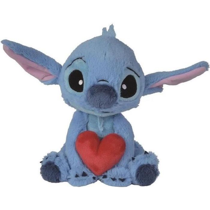 Bebeboutik Peluche Lilo Et Stitch Stitch Coeur Cm