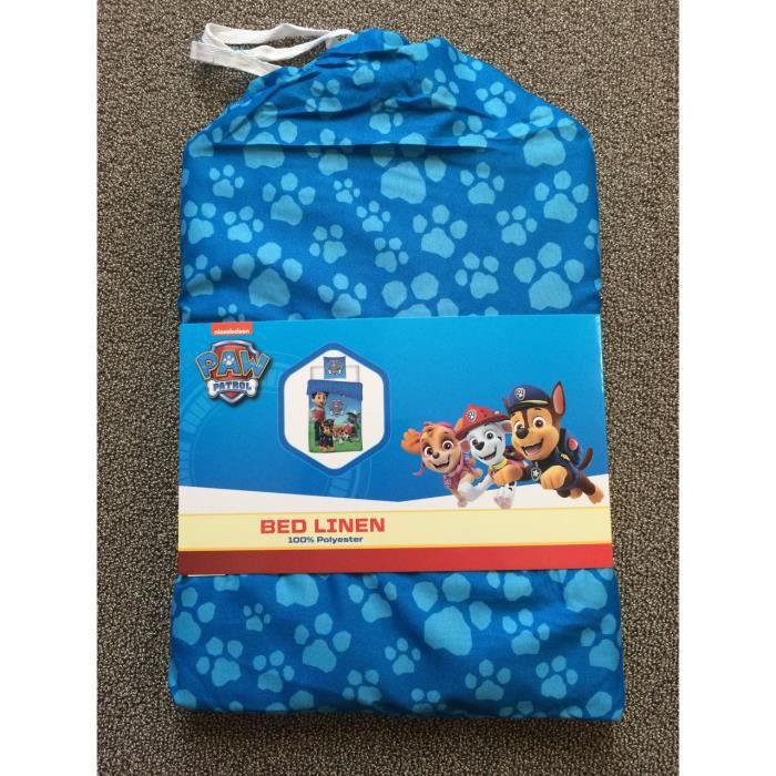 Bebeboutik PARURE DE LIT HOUSSE DE COUETTE PAT PATROUILLE PAW PATROL