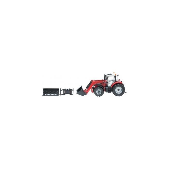 Bebeboutik Tracteur Miniature Massey Ferguson 6616 Avec Chargeur