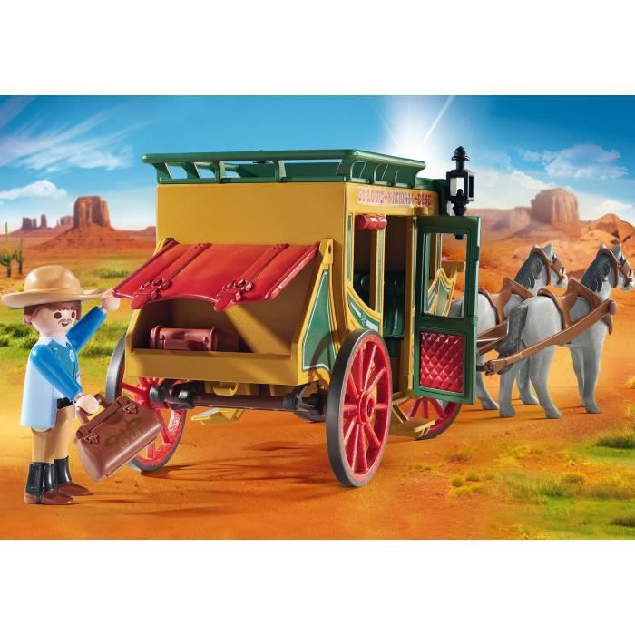 Bebeboutik Playmobil Western Diligence Du Far West Avec Deux