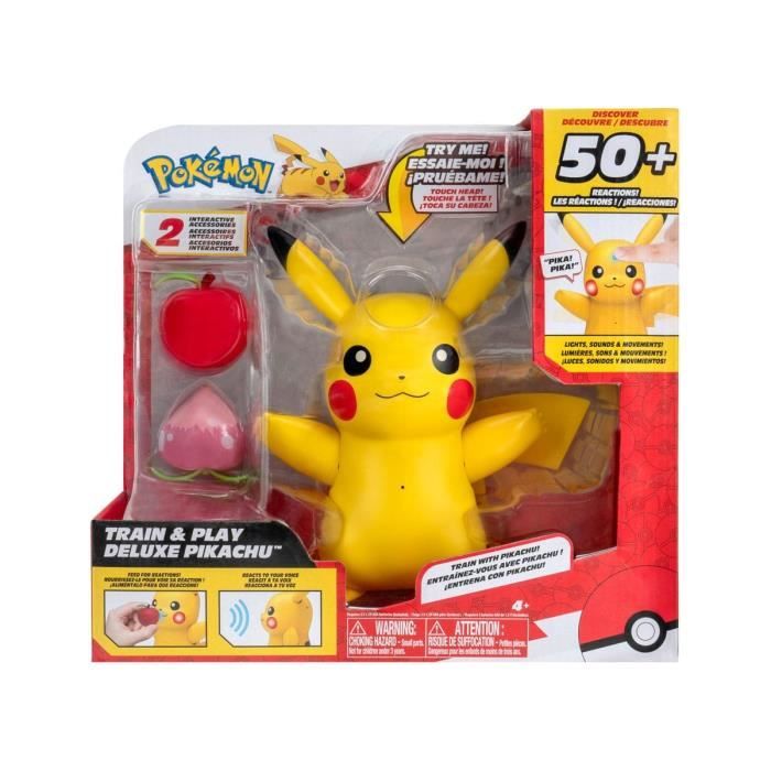 Figurine JAZWARES Pokémon My Partner Pikachu interactif Deluxe 11