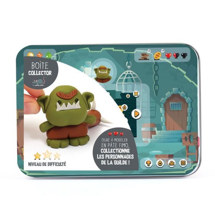 Bebeboutik Coffret Fimo Bo Te En M Tal Collector Ogre