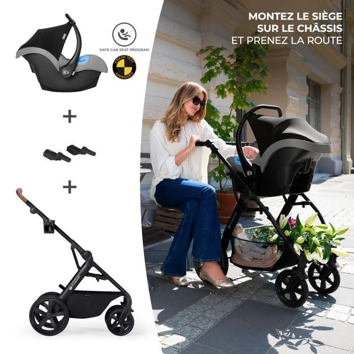 Kinderkraft Poussette En Atour Dark Grey Bebeboutik