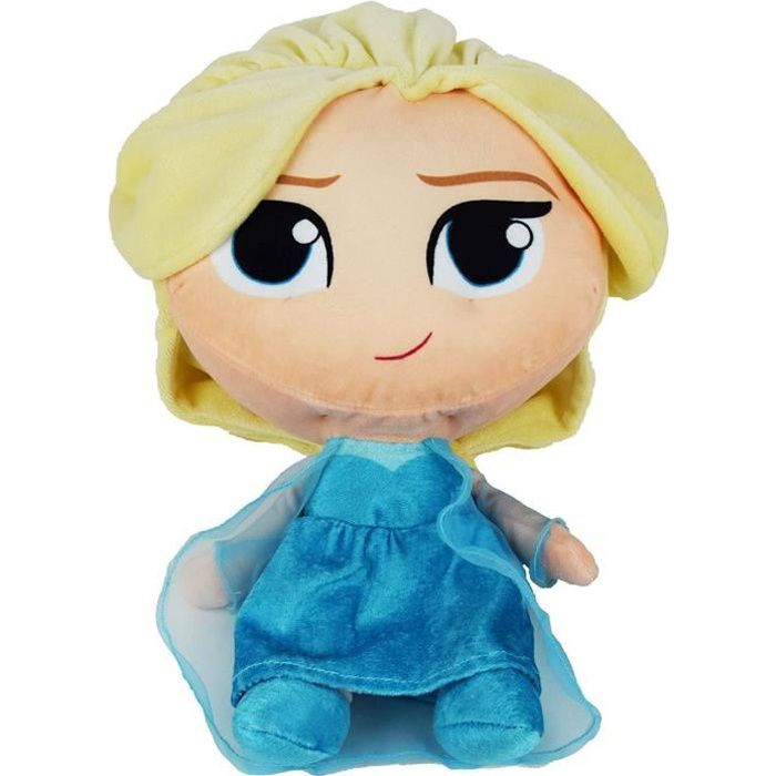 Peluche Elsa La Reine Des Neiges Cute Geant Xxl 50 Cm Bebeboutik