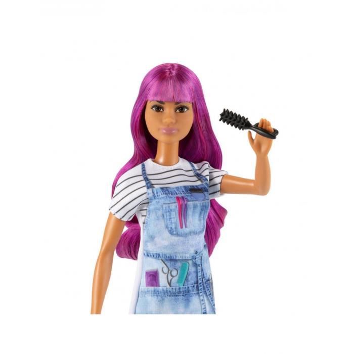 Bebeboutik Poup E Barbie Stylist Dans Un Salon De Coiffure Barbie