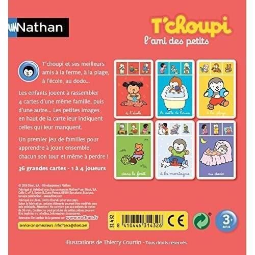 Bebeboutik Jeu De Familles T Choupi Nathan Mon Premier Jeu De