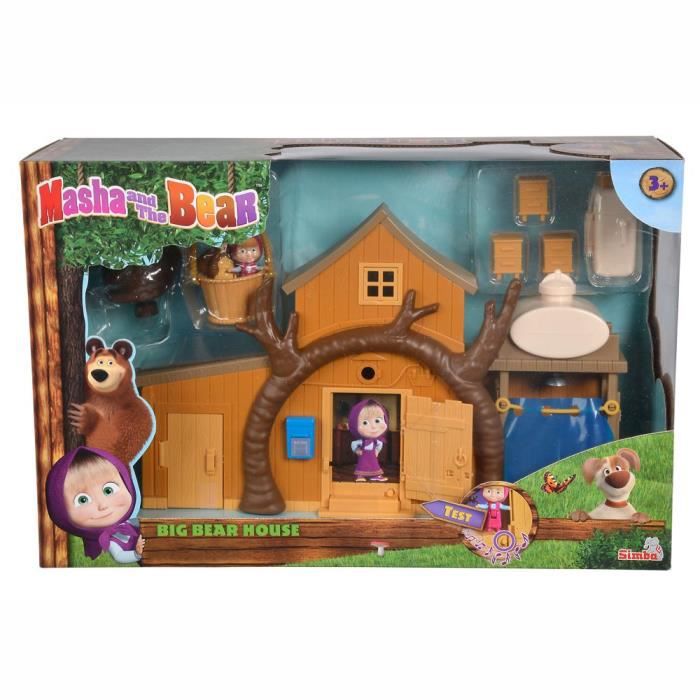 Maison Michka Tages Smoby Jouet Pour Enfant Figurines Masha Et