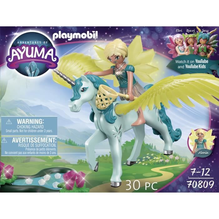 Playmobil Ayuma Crystal Fairy Avec Licorne Enfant