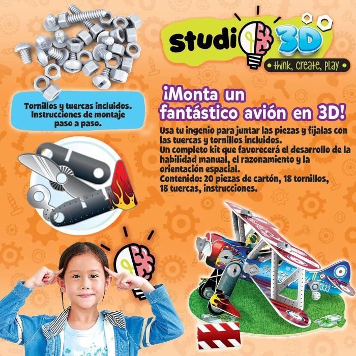 Bebeboutik EDUCA Avion Studio 3D