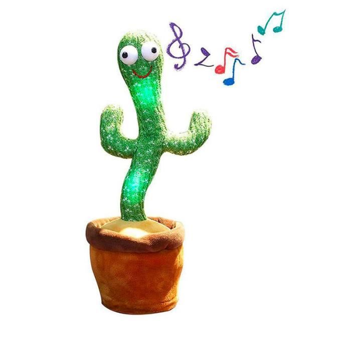 CACTUS GRINGO - Peluche cactus qui danse, chante et répète  🌵 Produit  star 🌵 Il débarque tout droit de l'Ouest américain avec une montagne de  chansons ! El Cactus Gringo possède