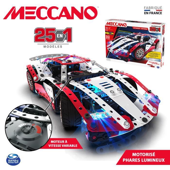 MECCANO - Supercar 25 modèles motorisés