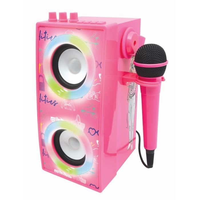 Microphone Licorne avec pied lumineux et haut-parleur - LEXIBOOK