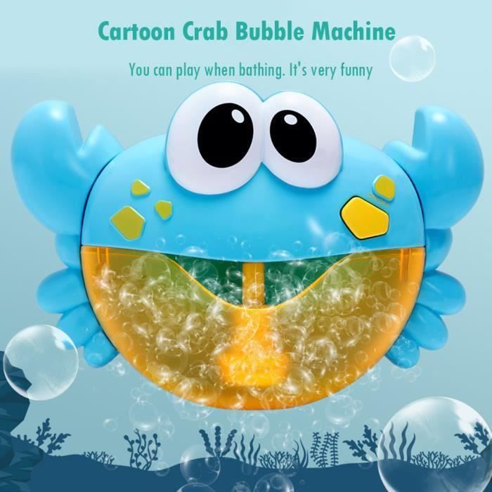 Enfants Bain Jouets Crabe Machine Bain Moussant Enfant Machine A Bulle À  Bulles Automatique Bubble avec musique Cadeaux pour garçons filles