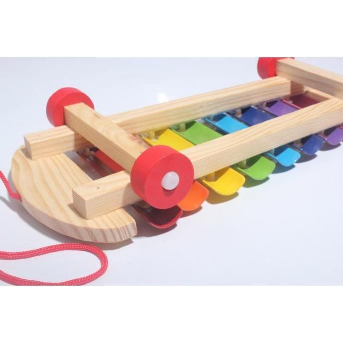 Bébé Enfant Jouets musicaux Xylophone Sagesse Développement de l'instrument  en bois