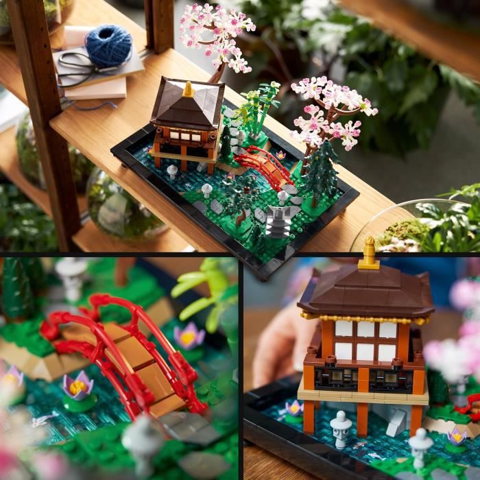 LEGO® Icons 10315 Le Jardin Paisible, Kit de Jardinage Botanique Zen pour  Adultes, Cadeau pour Femmes, Hommes