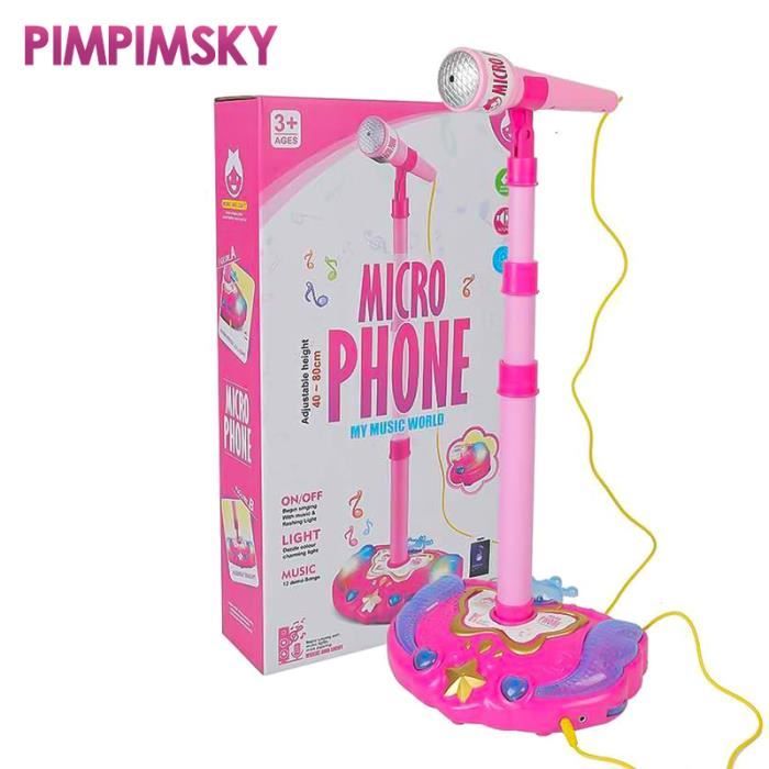 Coloré drôle karaoké enfant Microphone jouet chantant pour fille / garçon  MICRO - KARAOKE - 1 pièce-PIMPIMSKY