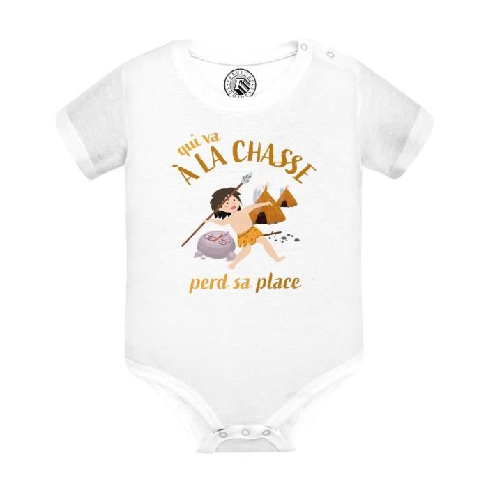 Body bébé garçon geek (Du 3 mois au 24 mois) - Gris foncé / 3 mois