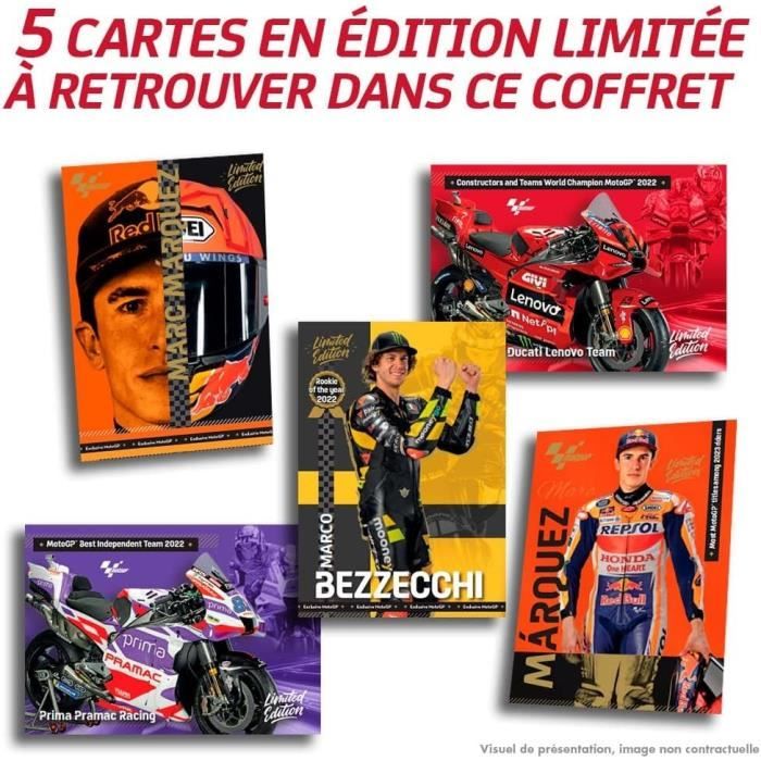 Moto GP 2023 - Lot Boîte de 36 pochettes + Album