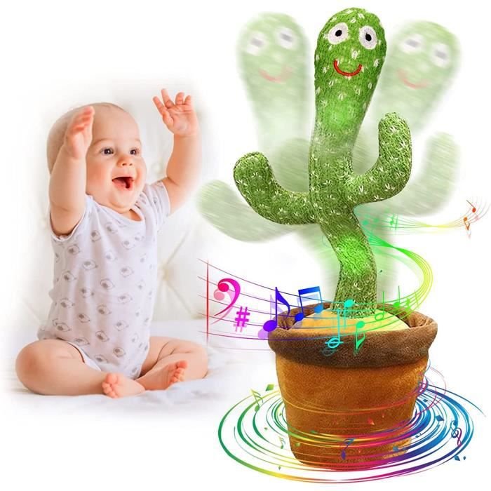 Cactus Dansant Bébé Pour Les Jouets De Bébé Garçons Filles, Jouet Imitant  Cactus Qui Danse Parlant 6 À 12 Mois, Jouets De Bébé De Jouet D'imitation  Parlant De Jouets De Musique Lumineux