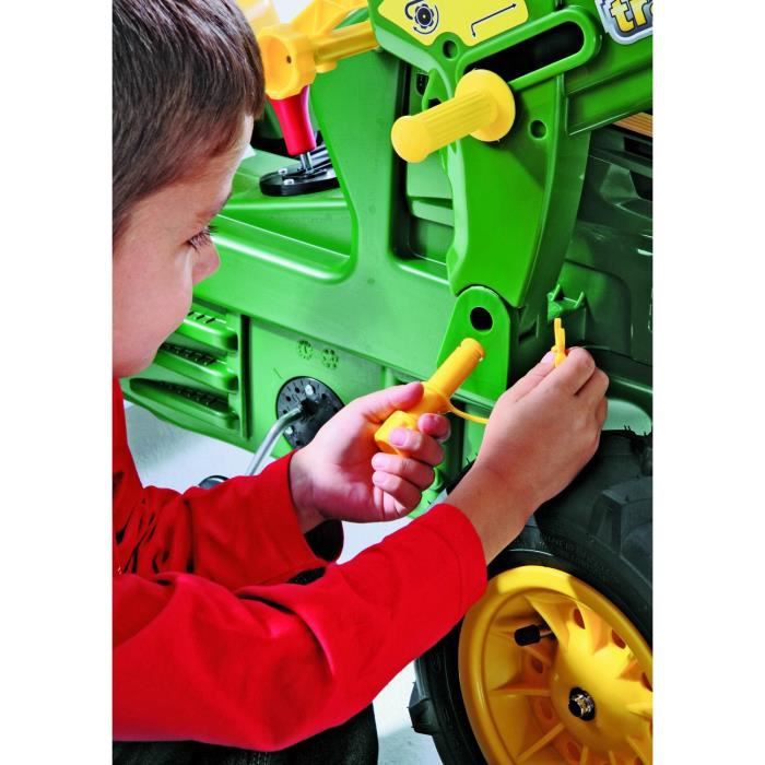 Tracteur à pédales John Deere avec pelle - ROLLY TOYS - X Trac
