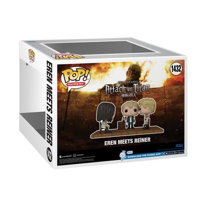 Funko Pop! Moment: Attack On Titan Final Season - Eren Meets Reiner ...