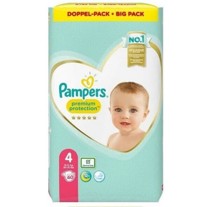 Pampers Premium Protection Taille 4 9-14kg 23 pièces