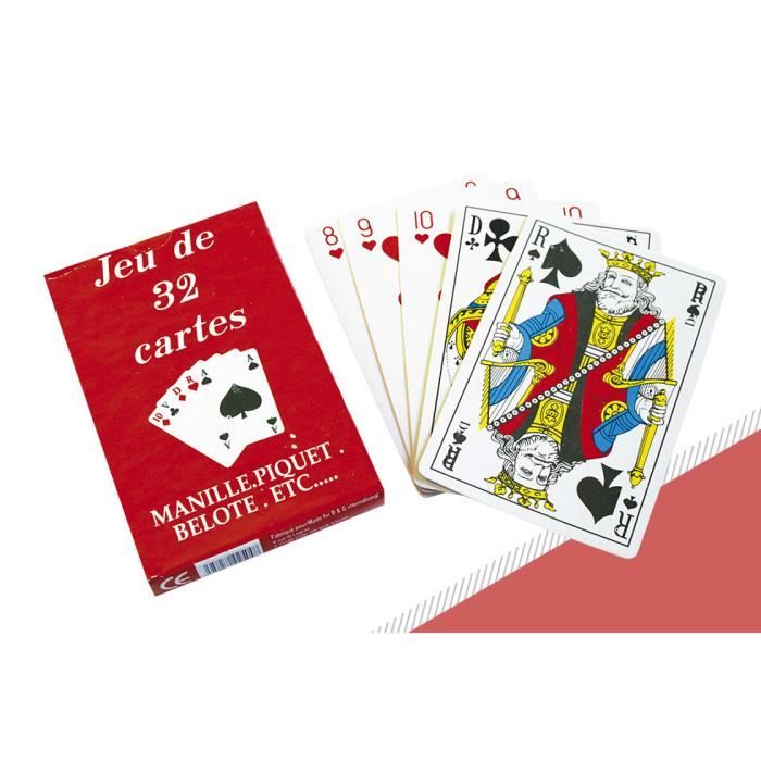 jeux de carte Jeux de soirée Jeu de cartes classique 32
