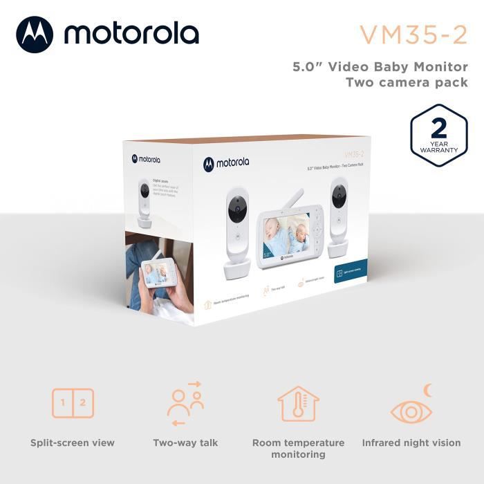 Motorola baby Babyphone VM 44 CONNECT - Écoute bébé Motorola baby