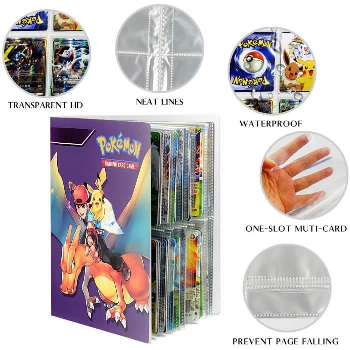 Porte Carte Pour Pokemon, Classeur Carte Pour Pokemon Cartes