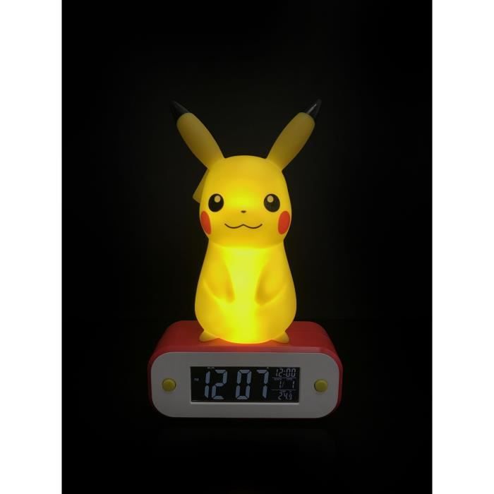 Figurine Pikachu lumineuse - TEKNOFUN - fonction réveil et