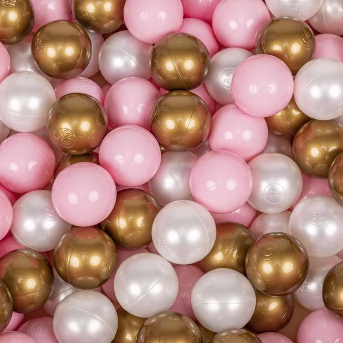 KiddyMoon Balles Colorées Plastique 7cm pour Piscine Enfant Bébé