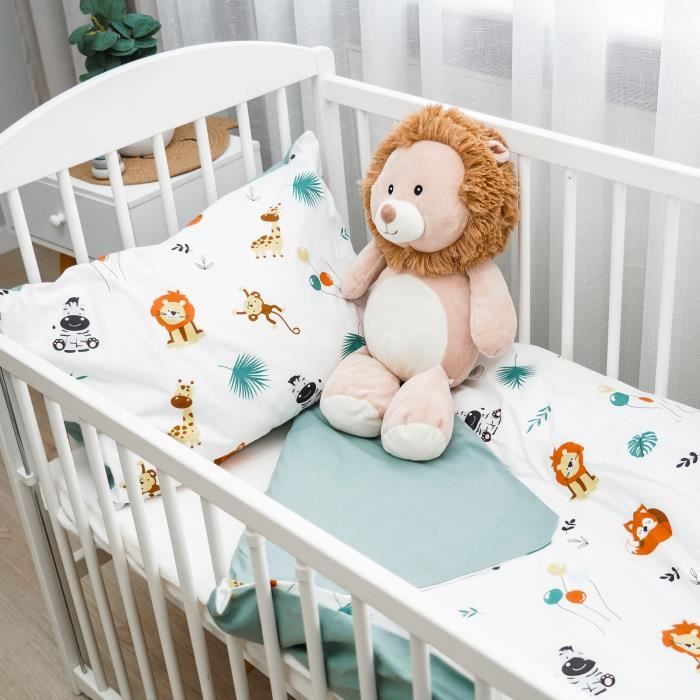 Parure de lit bébé enfant 100x135 avec oreiller - TOTSY BABY