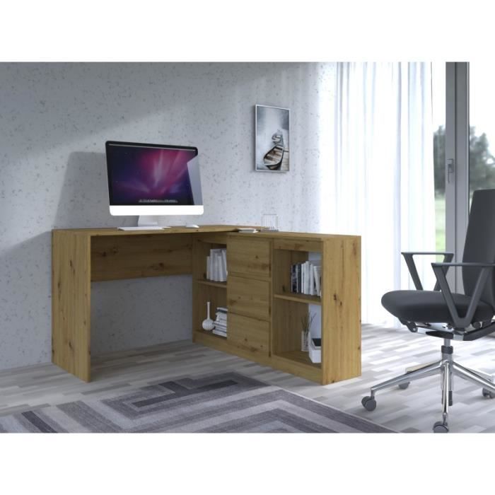 AVOLKA - Fauteuil style moderne bureau/chambre d'ado - 73.5x56.5x46.5 cm -  Chaise de bureau pivotante - Rose