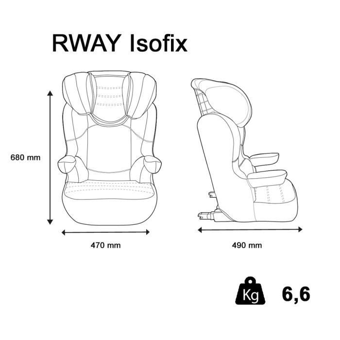 Siège auto isofix race i fix 76-140 cm i-size princesse Nania