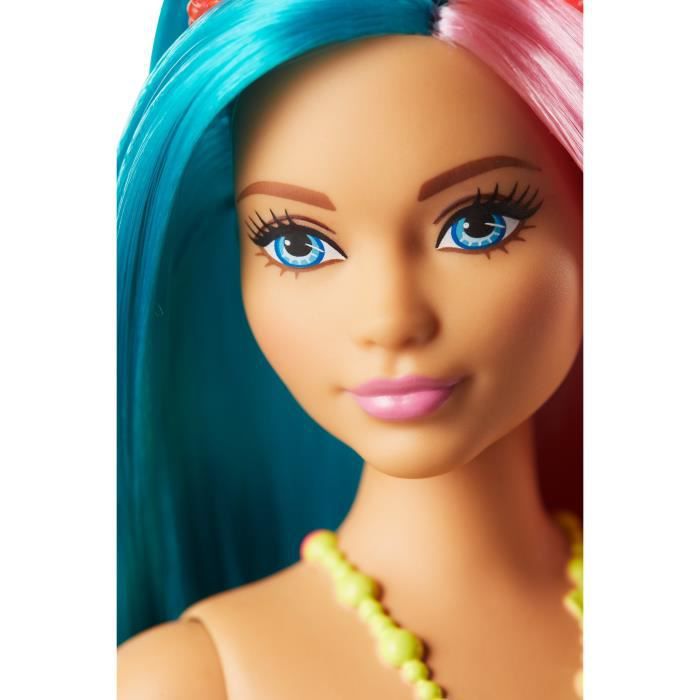 Barbie Poupée Tête À Coiffer Contes De Fées avec Cheveux Féeriques