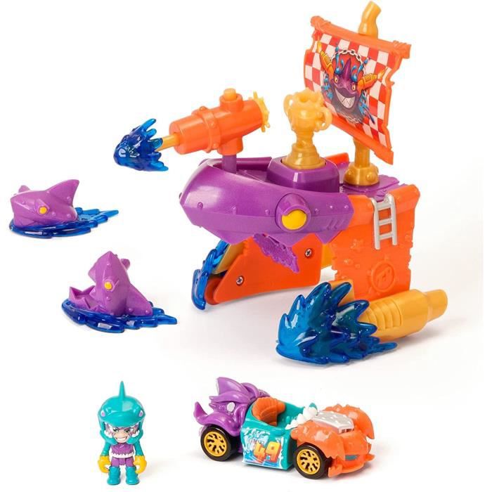 Ensemble T Racers Pirate Shark Playset véhicule exclusif coffret de jeu