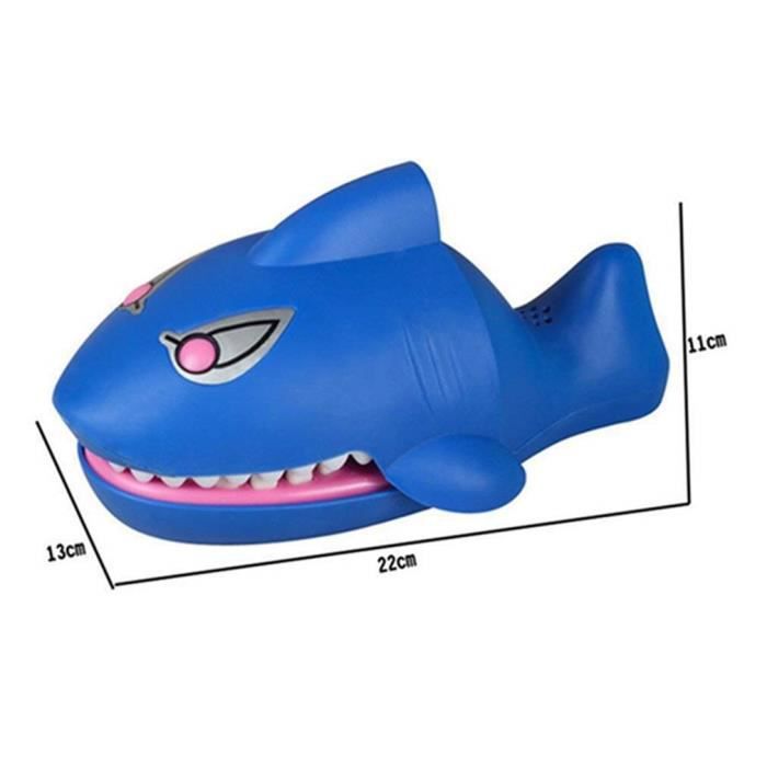 Jeu de Société Électrique Crocodile Dentiste pour Enfant - ZGEER - Shark  Attack - Bleu