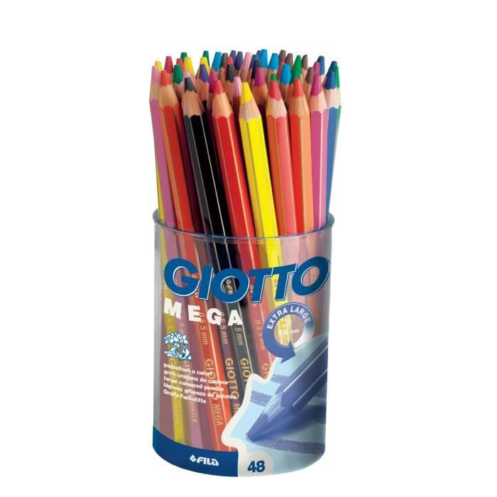 6 Maxi feutres - Giotto be-bè - Feutres de Coloriage - Les Feutres - Les  Feutres, Marqueurs et Crayons