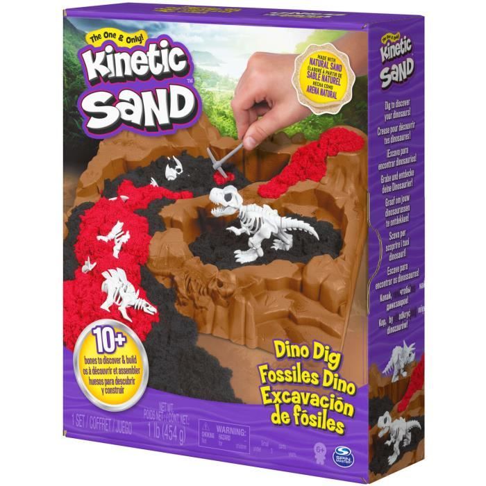 KINETIC SAND - COFFRET ARC-EN-CIEL 390 G + 6 accessoires - 6053691