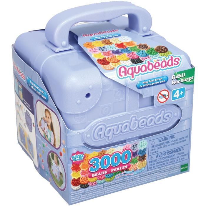 AQUABEADS - Mega Pack 2400 Perles - 24 couleurs - Enfant - Garantie 2 ans