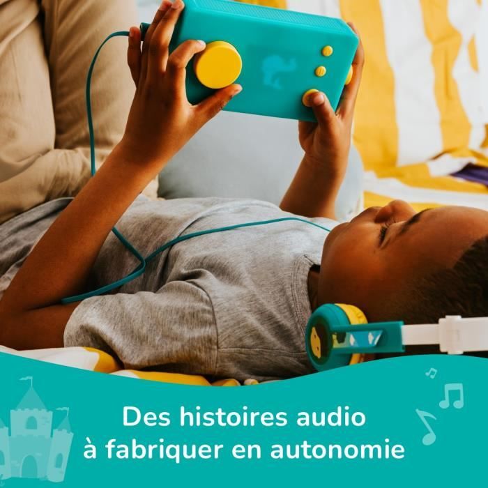 Lunii - Casque audio Octave - Compatible avec Ma Fabrique à Histoires - Pour  les enfants de 3 à 8 ans : LUNII: : Jeux et Jouets