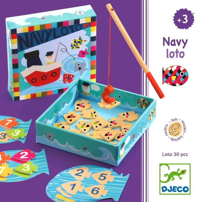 Bebeboutik Jeu De Soci T Djeco Navy Loto Pour Enfant Int Rieur