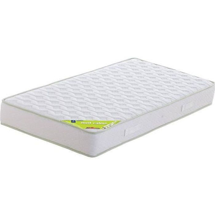 Matelas 100x200 cm Densité 35 Kg/m3 - Hauteur 21 Cm - Soutien