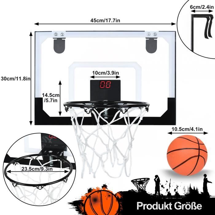 Support de basket-ball réglable pour enfants avec ballon de basket 150cm