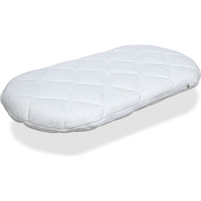 Matelas bébé kala 60x120x11 cm + plan incliné 15° - déhoussable et