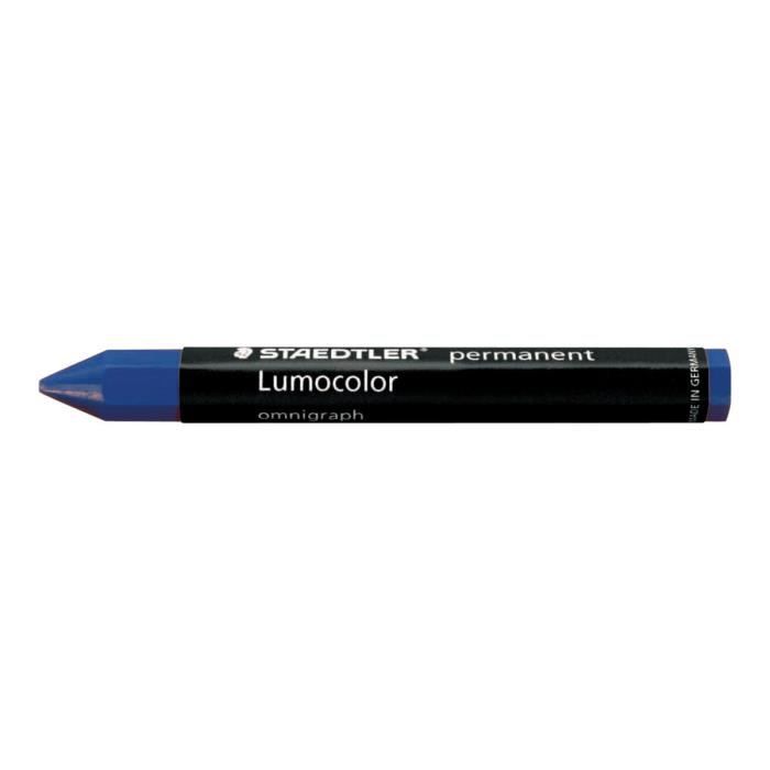 Staedtler Lumocolor Omnigraph 236 Crayon Permanent Bleu Pack De 12 Bebeboutik