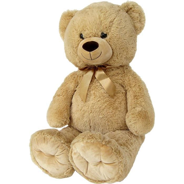 Wagner 9048 – Géant XXL Ours Marron 100 cm en clair de peluche ours Doudou  Ours Teddy Ours dans beige : : Jeux et Jouets